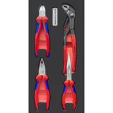 Kraftwerk PRO LINE KNIPEX Zangen Set, EVA-Einlage, 20 x 40 cm, 4-tlg