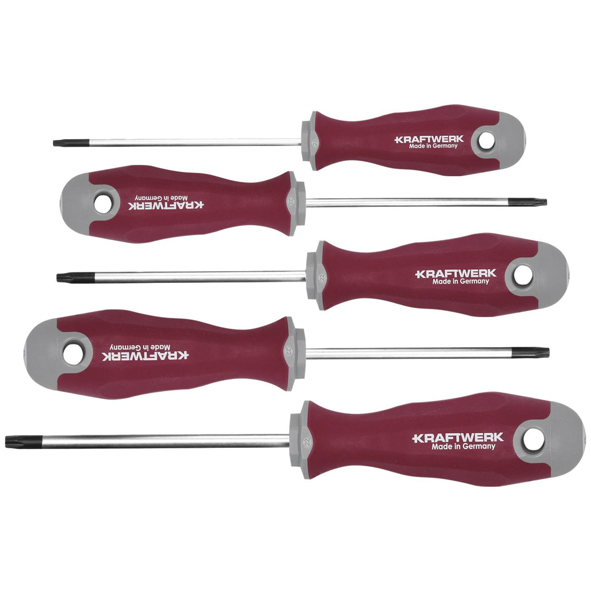 Kraftwerk PRO LINE Schraubendreher Set TX, TORX, 5-tlg