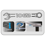 KING TONY Profi-Werkzeuge - Ring Maulschlüssel leichte 28mm 106228