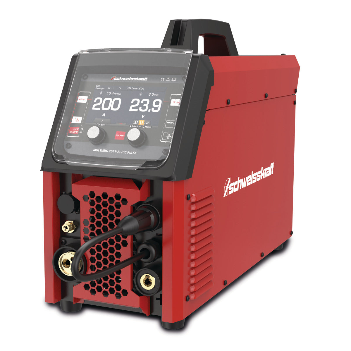 Schweisskraft MULTIMIG MIG/MAG Inverter-Schweißgerät 201 P AC/DC Pulse - Art. 1071020