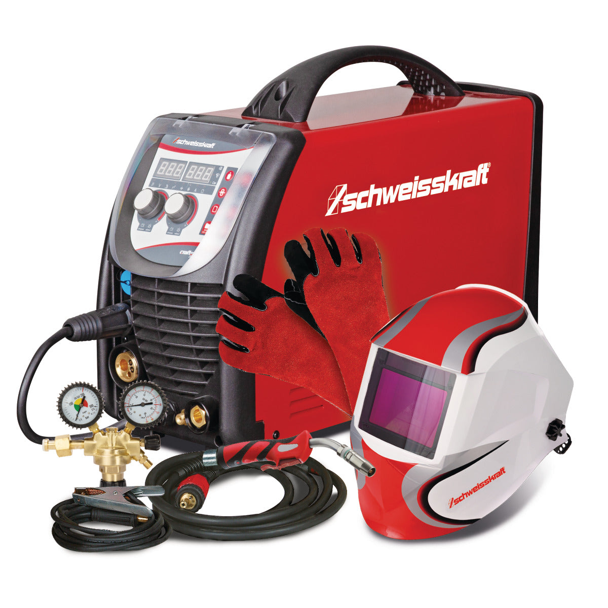 Schweisskraft CRAFT-MIG Impuls-Schutzgasschweißgerät 201P Pulse Aktions-Set - Art. 1072201SET