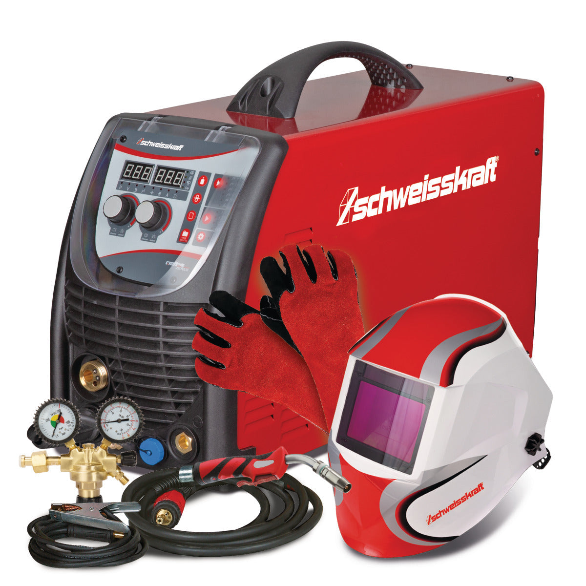 Schweisskraft CRAFT-MIG Impuls-Schutzgasschweißgerät 253 Pulse Aktions-Set - Art. 1072253SET