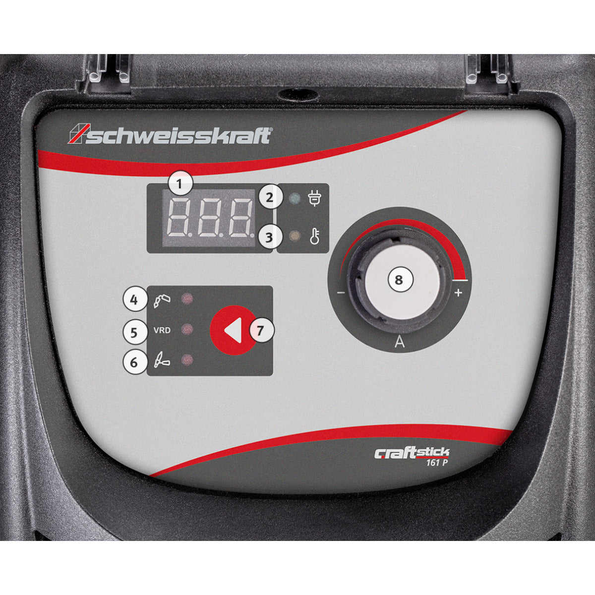 Schweisskraft Elektrodeninverter CRAFT-STICK 161P Aktions-Set – Modell 1 - SM-1073162SET