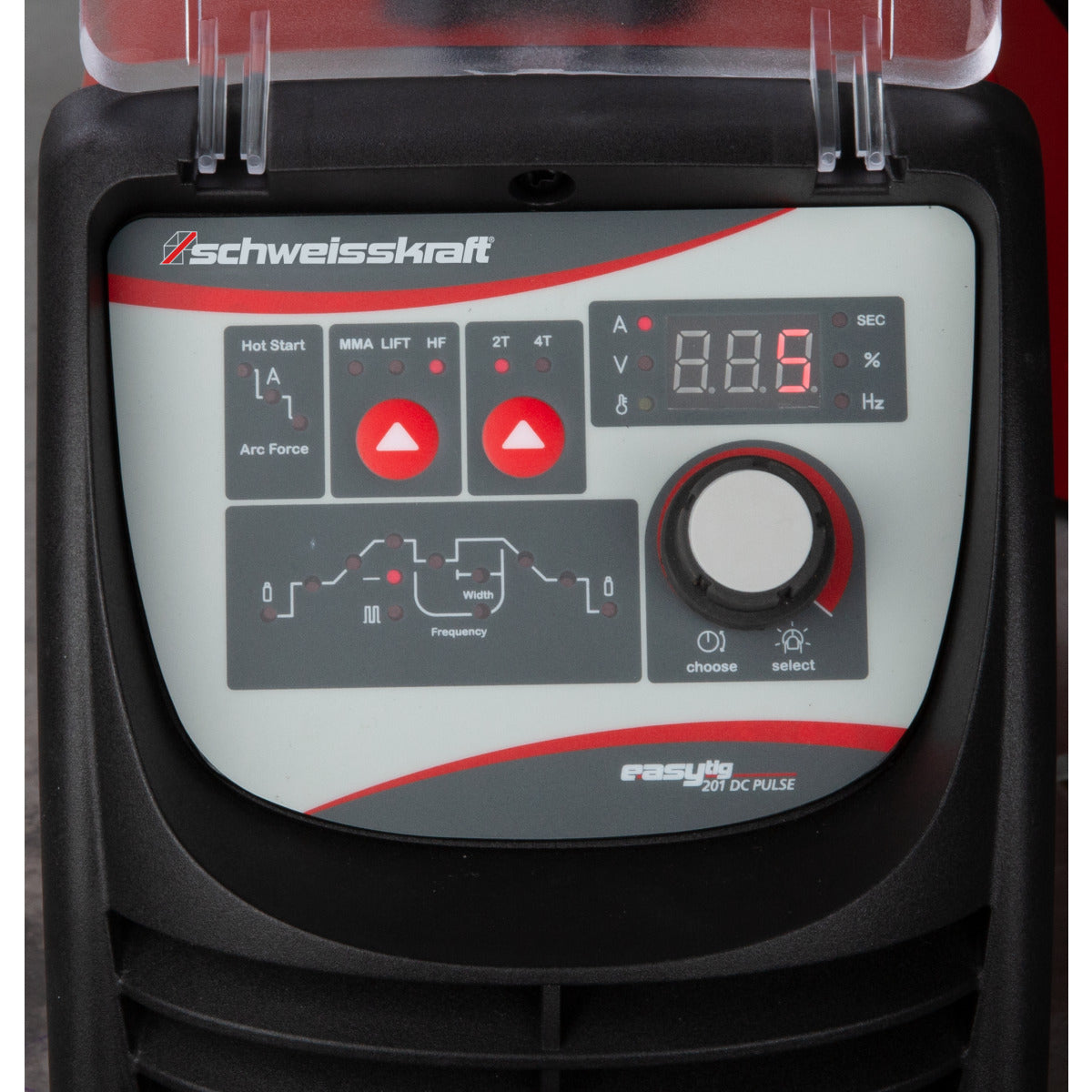 Schweisskraft EASY-TIG Tragbarer WIG DC Inverter 201 DC PULSE Aktions-Set - Art. 1074020SET