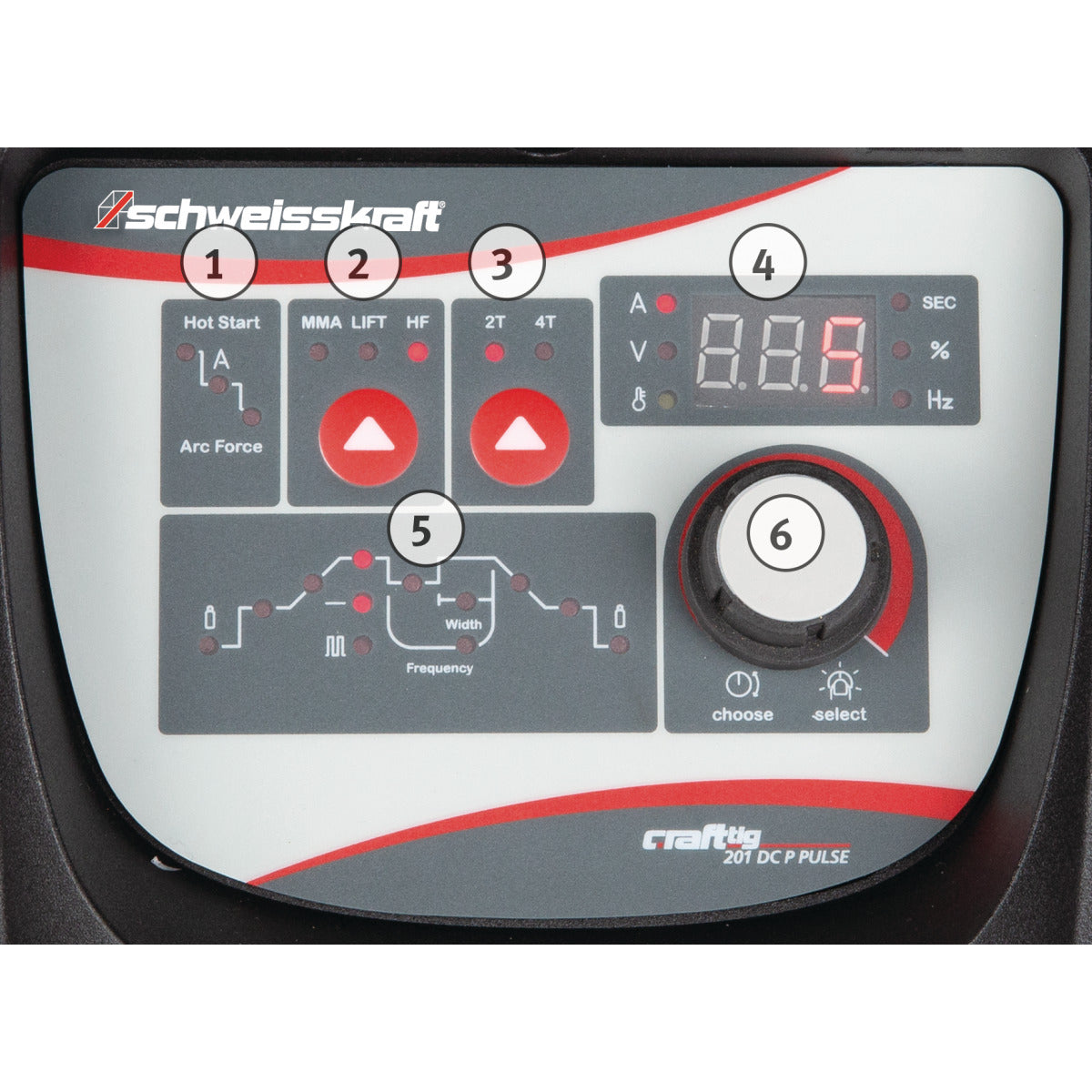 Schweisskraft Tragbarer WIG DC Inverter CRAFT-TIG 201 P PULSE Set – Variante 1 - SM-1074201SET