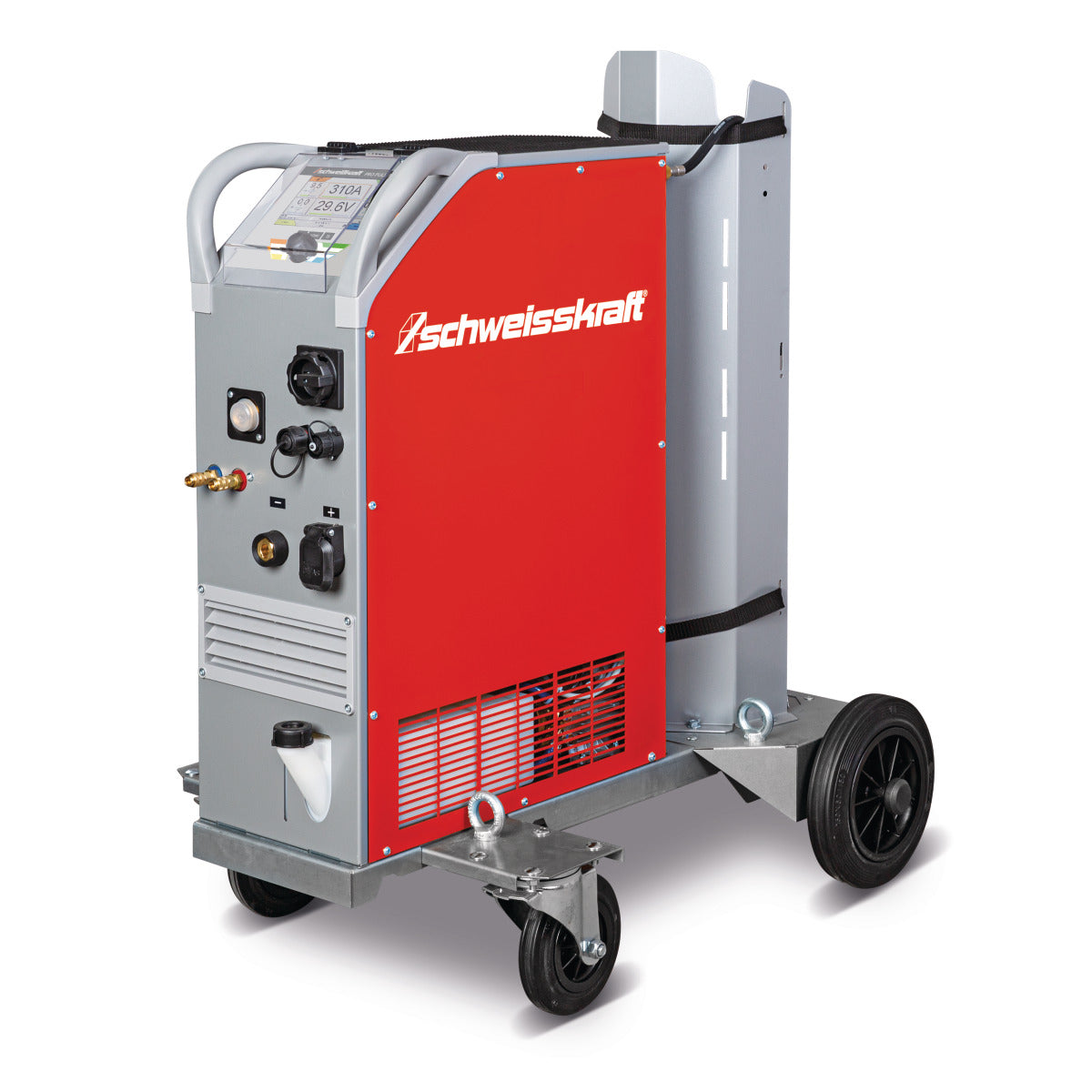SCHWEISSKRAFT MIG/MAG-Impulsschweißgerät PRO-PULS 300 W (Fahrwagen Profi, Bedienfeld unten), Version 1 SM-1085530