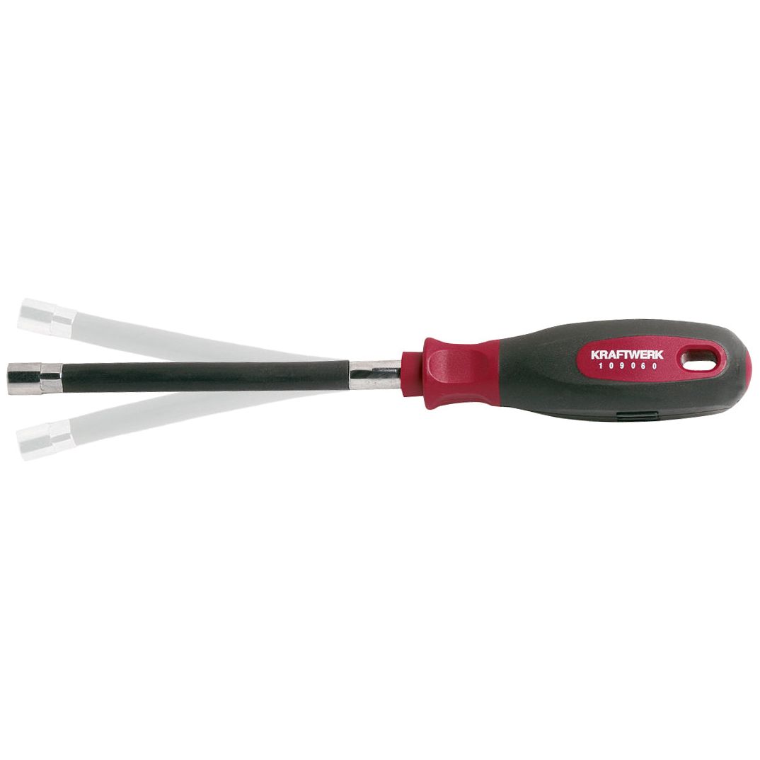 Kraftwerk PRO LINE ERGOKRAFT flexibler Schraubendrehergriff mit Innen Sechskant 7 mm
