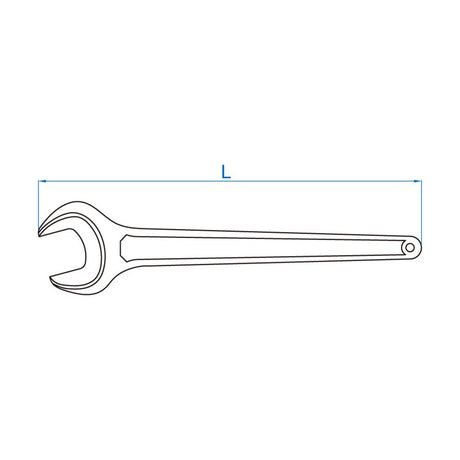 KING TONY Profi-Werkzeuge - Maulschlüssel Metrisch 75mm 10F075P