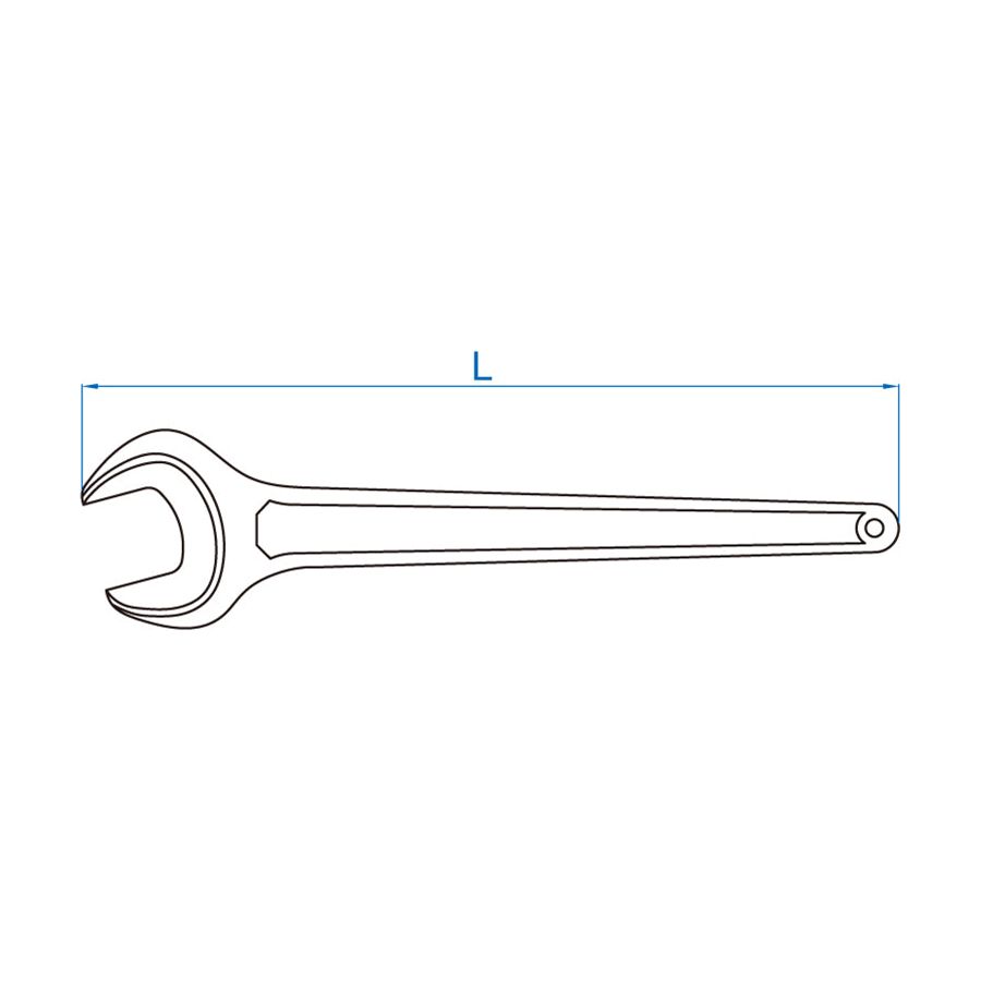 KING TONY Profi-Werkzeuge - Maulschlüssel Metrisch 60mm 10F060P