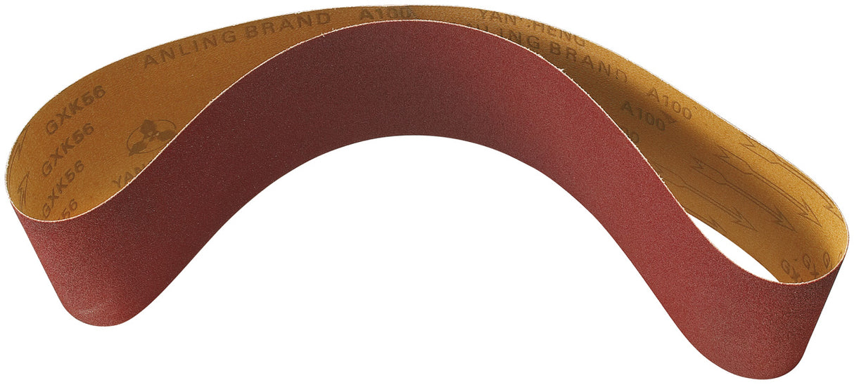 BERNARDO Schleifbänder für Holz – Modell Papierschleifband 1220 x 150 - K80 (5 Stk.)
