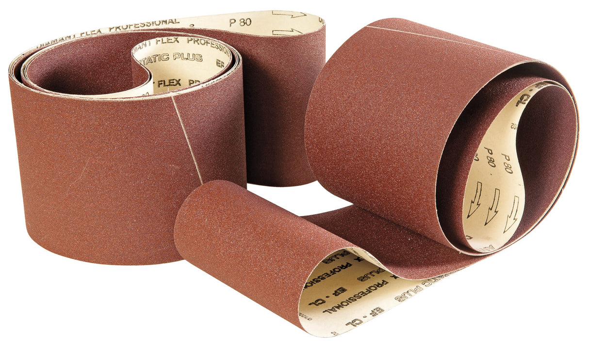 BERNARDO Schleifbänder für Holz – Modell Papierschleifband 1220 x 150 mm - K 100 (5 Stk.)