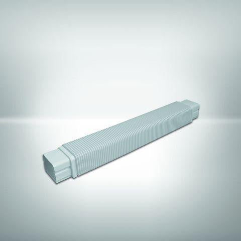 ARMACELL Flexibler Kanal für Split B:80mm, H:60mm – Weiß, Kunststoff, RAL 9001