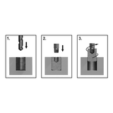 KING TONY Profi-Werkzeuge - Defekter Schraubenzieher H12 3mm 11015SQ12M03