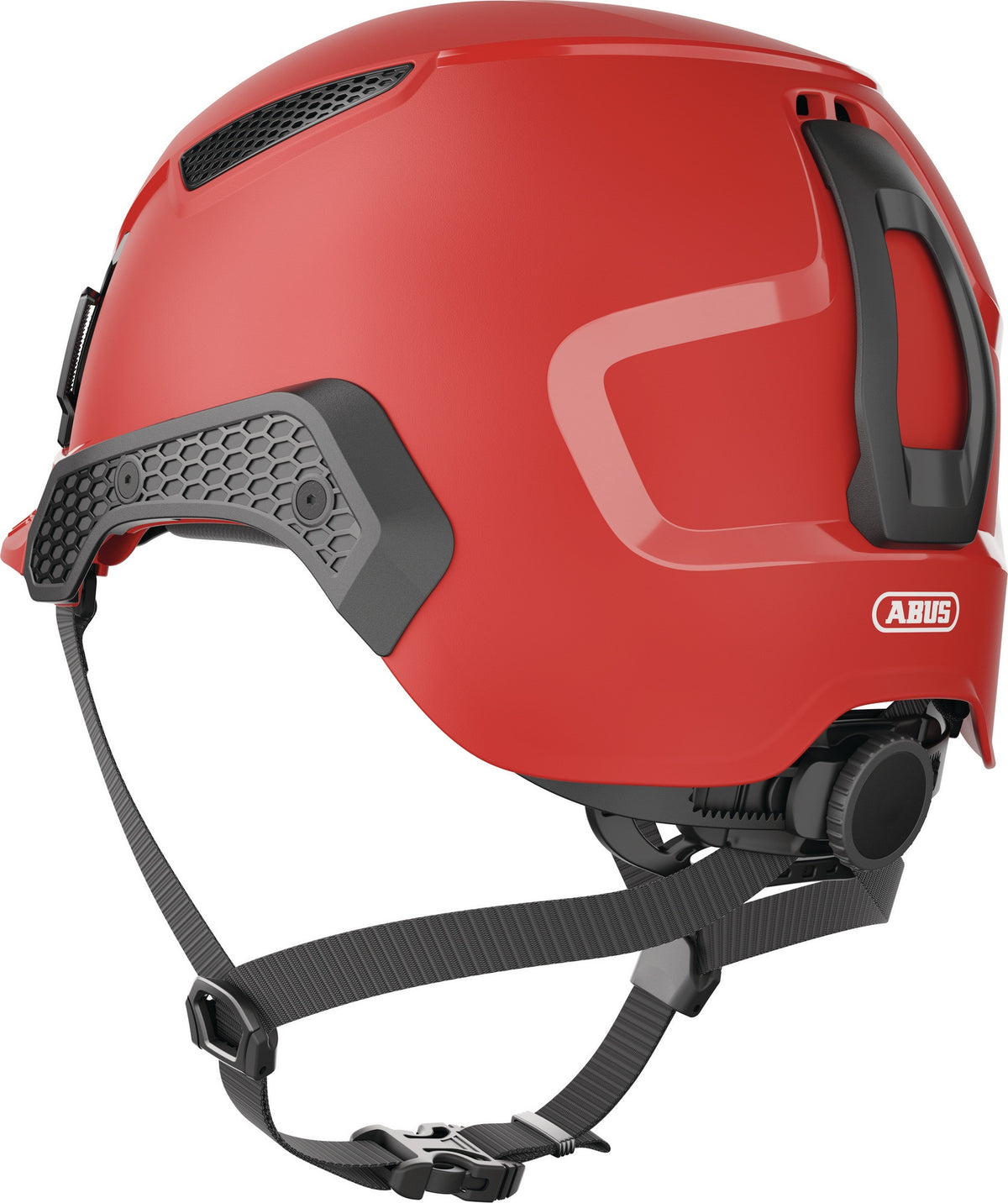 ABUS Industriekletterhelm Spector blaze red – ABS-Außenschale, EPS-Innenschale, EN 397