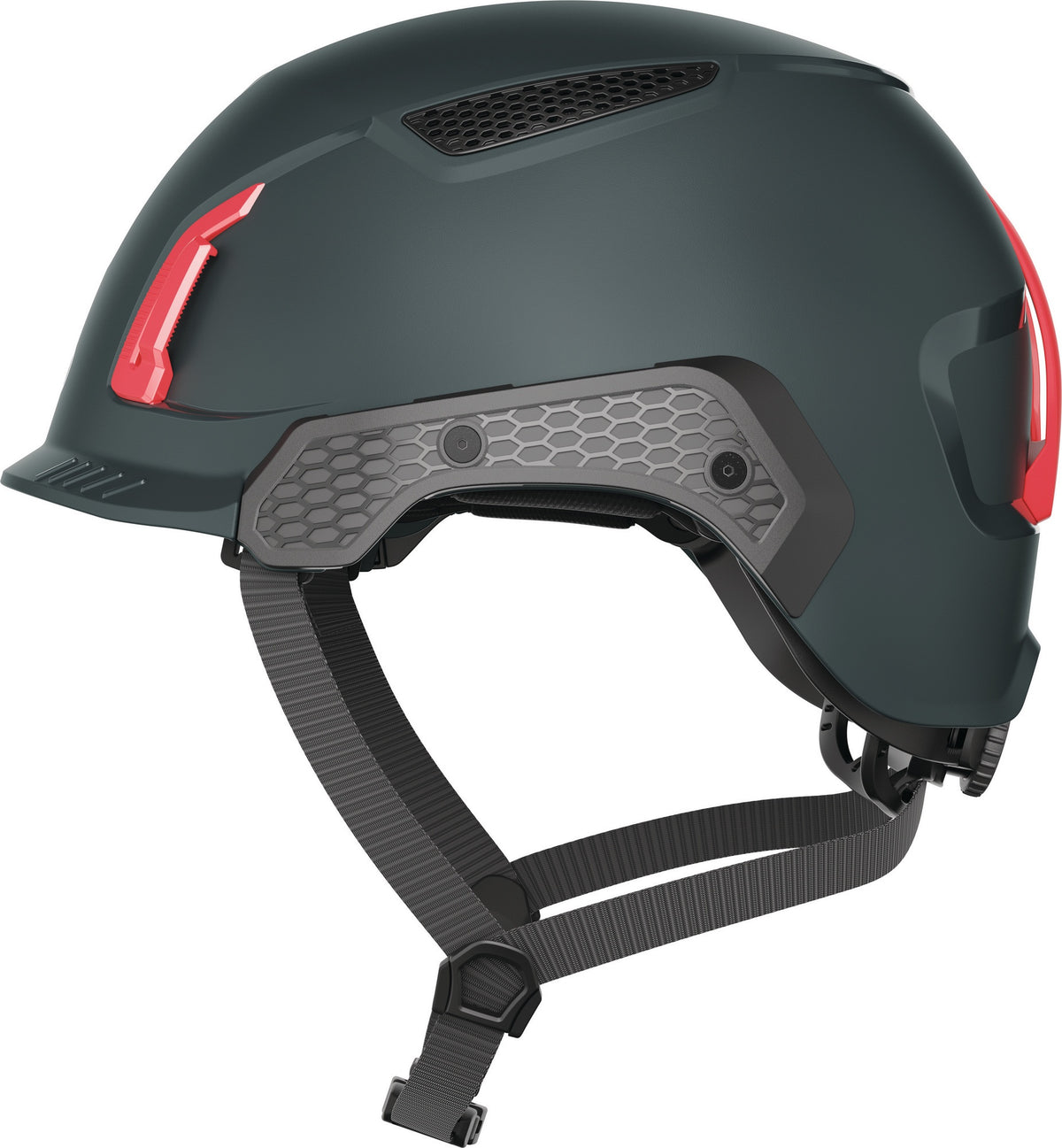 ABUS Industriekletterhelm Spector blaze red – ABS-Außenschale, EPS-Innenschale, EN 397