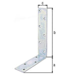 GAH Balkenwinkel ungleichschenklig 100x75x30 mm Stahl verzinkt 10 Stück