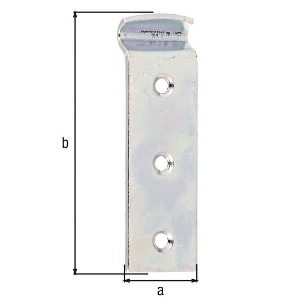 GAH Schließhaken für Kistenverschlüsse 32 mm gekröpft Stahl verzinkt 50 Stk.