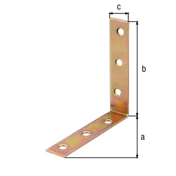 GAH Stuhlwinkel 25x25 mm Stahl sendzimirverzinkt