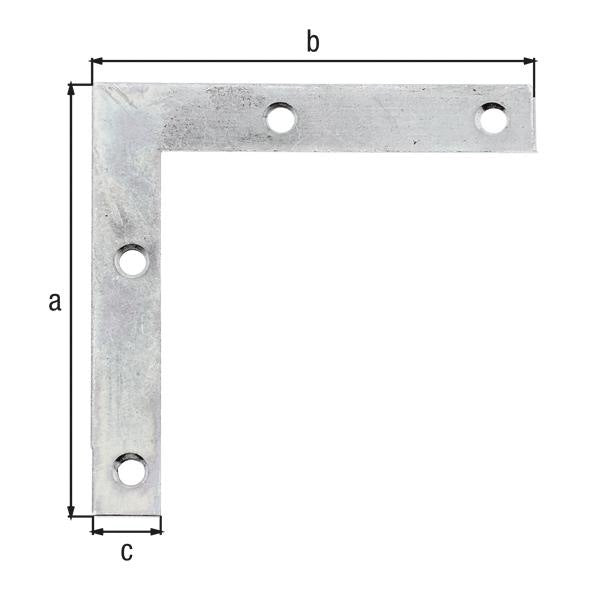 GAH Möbelwinkel 40 x 40 mm, Stahl sendzimirverzinkt