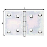 GAH Scharnier breit 81 mm x 128 mm Stahl sendzimirverzinkt