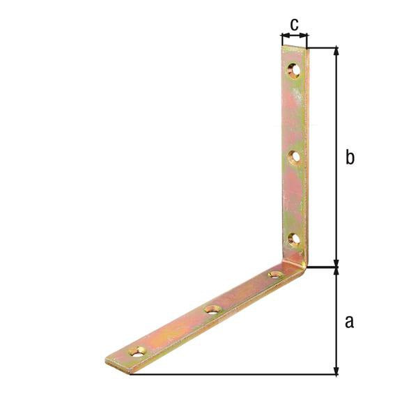 GAH Balkenwinkel schmal 100x100x20 mm Stahl verzinkt 20 Stück