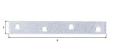 GAH Flachverbinder Stahl sendzimirverzinkt 120 x 16 mm, 4 Löcher, 1,75 mm – 100 Stück