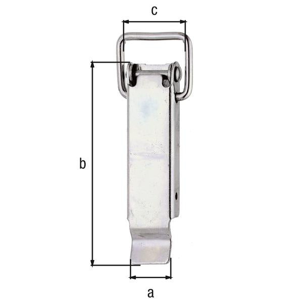 GAH Kistenverschluss 49 x 13 mm Stahl galv. verzinkt dickschichtpassiviert