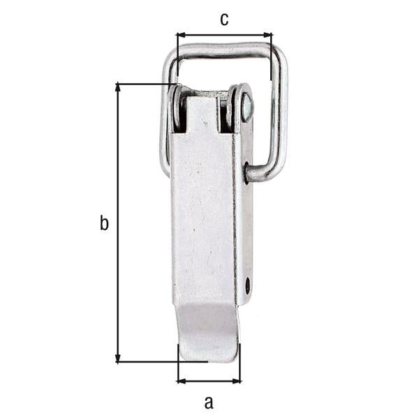 GAH Kistenverschluss 49 x 13 mm Stahl galv. verzinkt dickschichtpassiviert