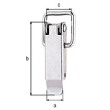 GAH Kistenverschluss 49 x 13 mm Stahl galv. verzinkt dickschichtpassiviert