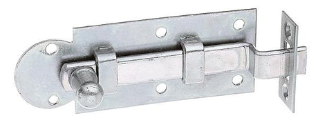 GAH Fensterriegel 80 mm gekröpft Stahl verzinkt mit Knopfgriff – 10 Stück