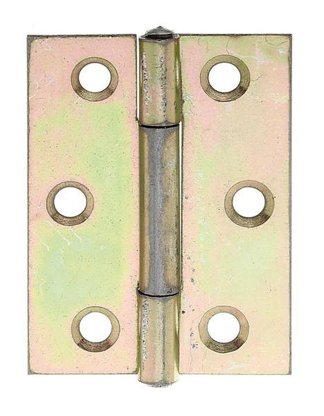 GAH Scharnier halbbreit 51 x 37 mm Stahl sendzimirverzinkt 20 Stück