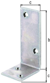 GAH Balkenwinkel ungleichschenklig 100x75x30 mm Stahl verzinkt 10 Stück
