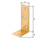 GAH Balkenwinkel ungleichschenklig 100x75x30 mm Stahl verzinkt 10 Stück