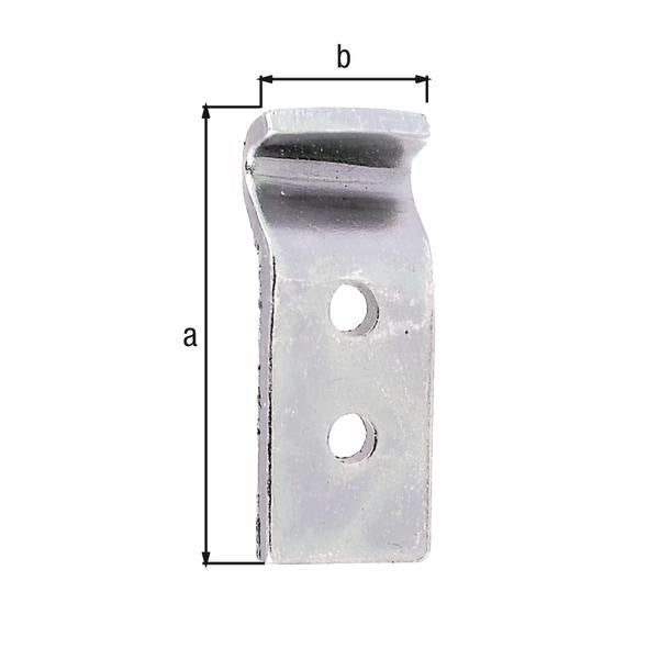 GAH Schließhaken für Kistenverschlüsse 32 mm gekröpft Stahl verzinkt 50 Stk.