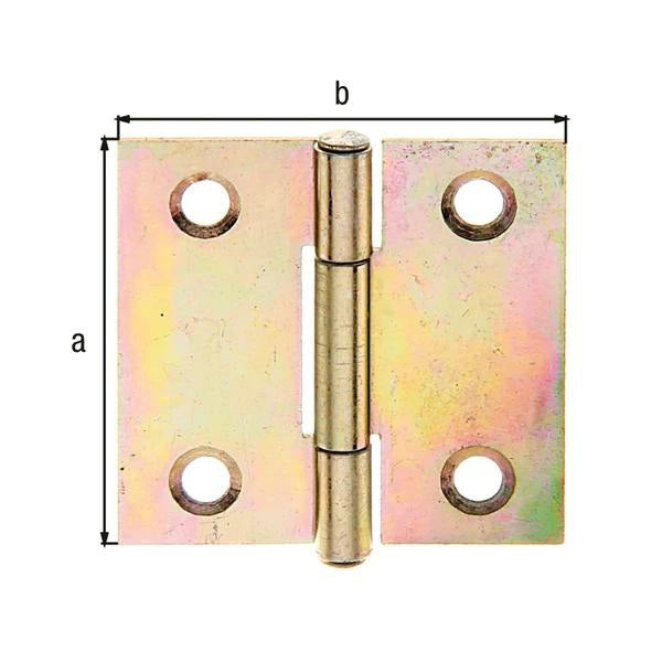 GAH Scharnier halbbreit 70x53 mm sendzimirverzinkt