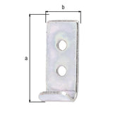 GAH Schließhaken für Kistenverschlüsse, 30 x 12 mm, Stahl verzinkt