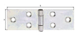 GAH Tischband 162 mm sendzimirverzinkt, 20 Stück, Stahl, vernieteter Edelstahlstift