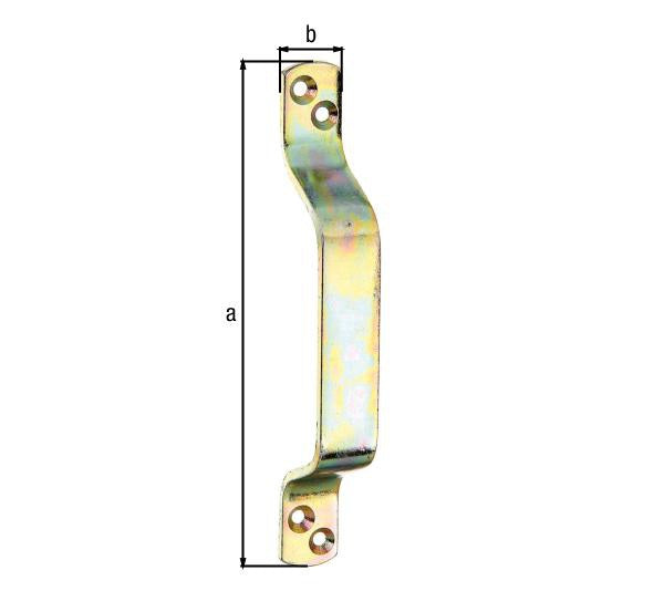 GAH Torgriff Stahl 190 mm galvanisch verzinkt dickschichtpassiviert 4 Löcher