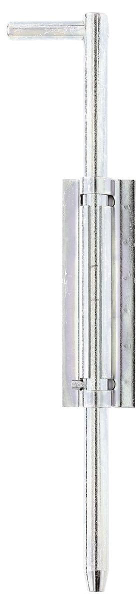 GAH Bodenschieber L400xS18mm Stahl roh galvanisch verzinkt zum Anschweißen