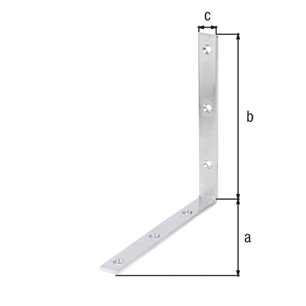 GAH Balkenwinkel schmal 100x100x20 mm Stahl verzinkt 20 Stück