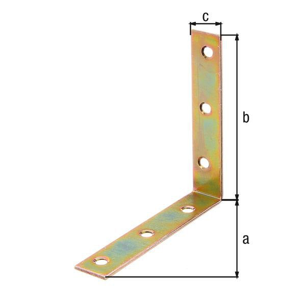 GAH Stuhlwinkel 25x25 mm Stahl sendzimirverzinkt
