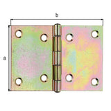 GAH Scharnier breit 81 mm x 128 mm Stahl sendzimirverzinkt