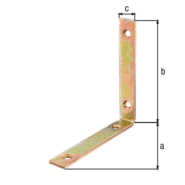 GAH Balkenwinkel schmal 100x100x20 mm Stahl verzinkt 20 Stück