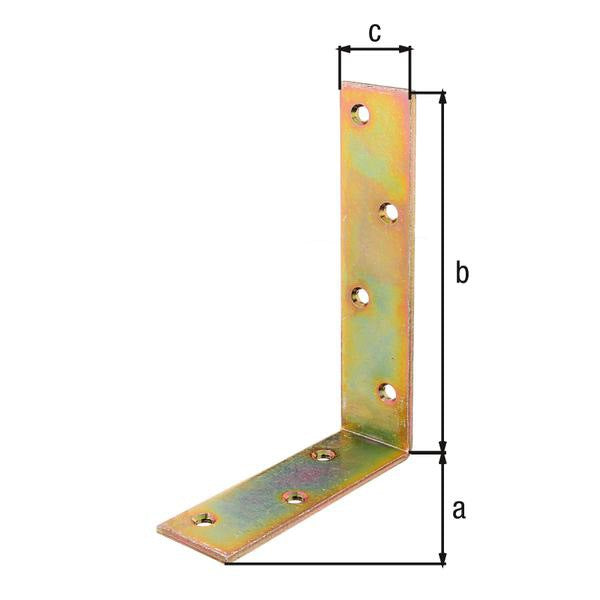 GAH Balkenwinkel ungleichschenklig 100x75x30 mm Stahl verzinkt 10 Stück