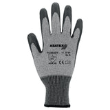 ASATEX Schnittschutzhandschuhe Gr.9 graumeliert/schwarz EN 388 PSA II 10 Paar