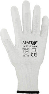 ASATEX Schnittschutzhandschuhe Gr.8 grau EN 388 PSA II – 10 Paar, PU-beschichtet, Level B