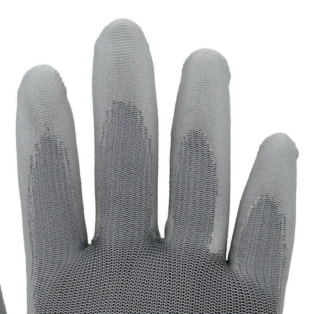 ASATEX Handschuhe Gr.8 weiß EN 388 PSA II Nylon mit PU-Beschichtung – 12 Paar