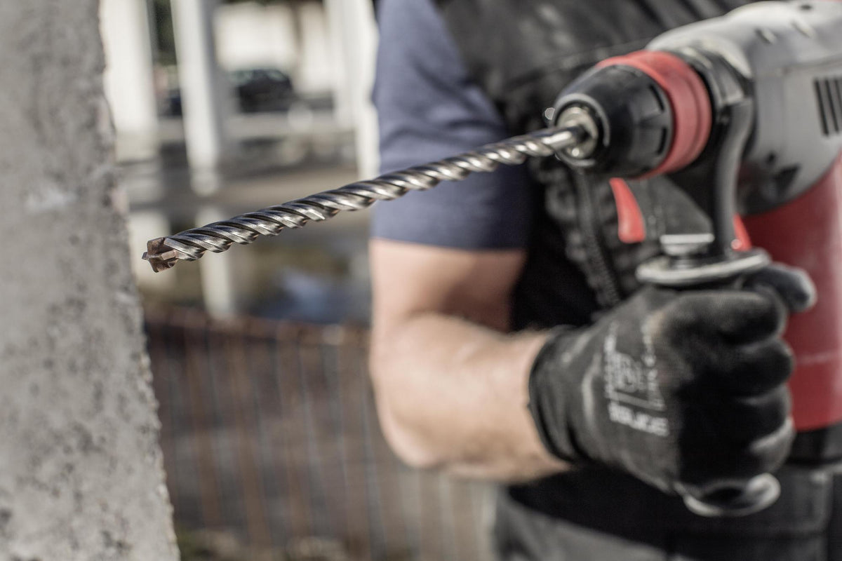 ALPEN Hammerbohrer Force X SDS-plus Ø 5,0 mm, 4 Vollhartmetall-Schneiden, 110 mm