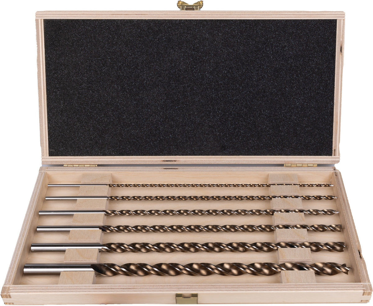 ALPEN TIMBER TWIST Holzspiralbohrer-Satz 6-teilig Ø 3–10 mm für präzise Holzbohrungen