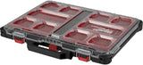 MILWAUKEE PACKOUT Slim Organizer mit 10 Einsätzen – Modularer Sortierkoffer